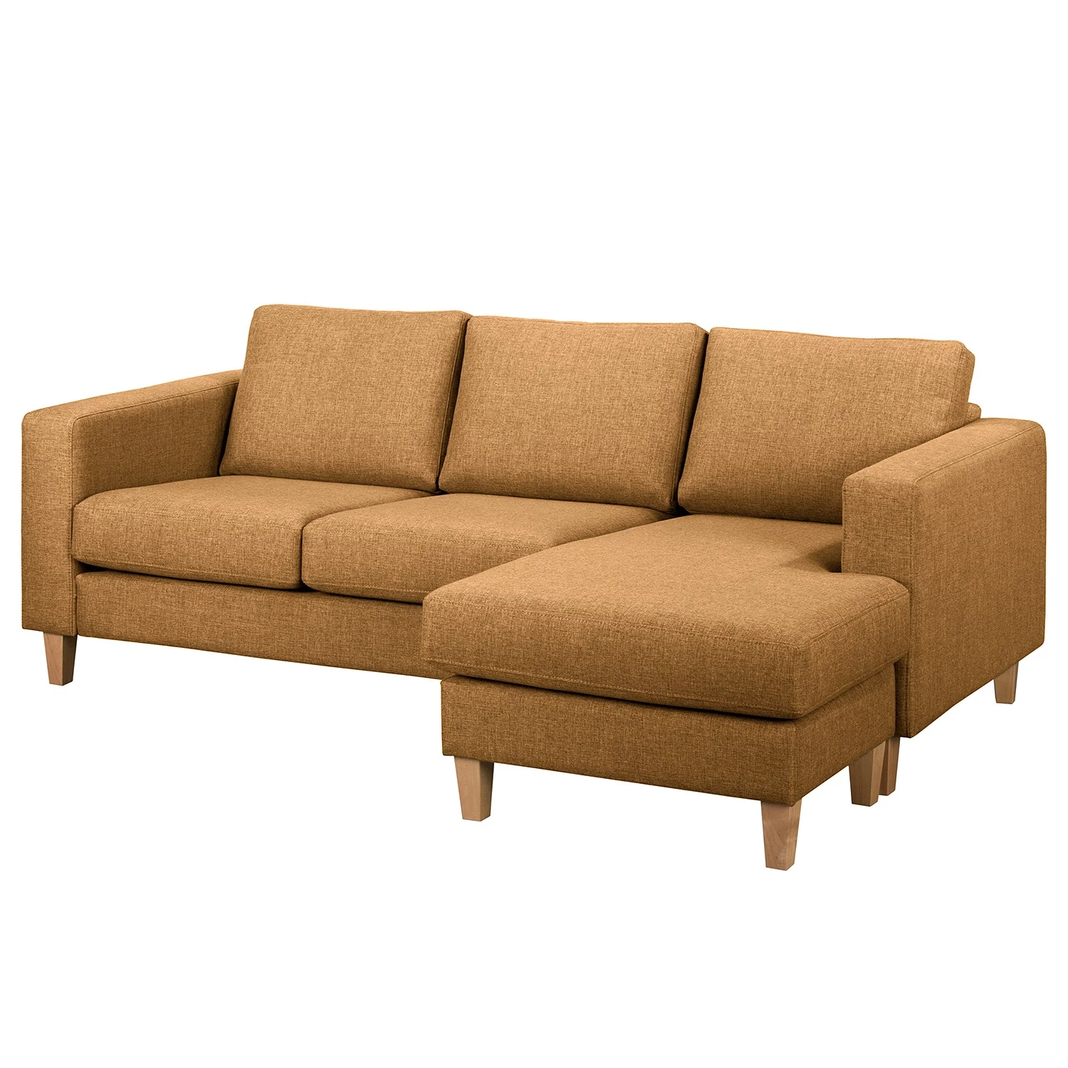 Norrwood Canapé d’angle 2 places MAISON - Velours - Tissu Lark: Jaune moutarde - Méridienne courte à droite (vue de face) 6 Norrwood Canapé d’angle 2 places MAISON - Velours - Tissu Lark: Jaune moutarde - Méridienne courte à droite (vue de face) – Image 6