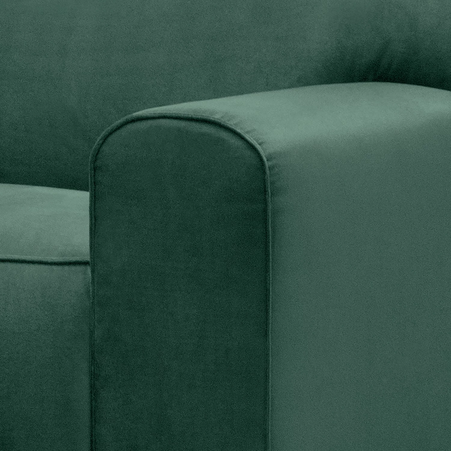 Jack & Alice Canapé Bramming (3 places) - Velours - Velours Juna: Gris pétrole - Largeur : 210 cm 5 Jack & Alice Canapé Bramming (3 places) - Velours - Velours Juna: Gris pétrole - Largeur : 210 cm – Image 5