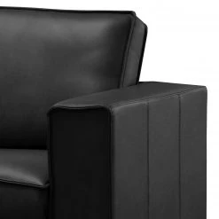 Ars manufacti Canapé Locana (2-3 places) - Cuir Bulle: Noir -Canapés Soldes Magasin 1000306978 220727 050 DETAILS P000000001000306978