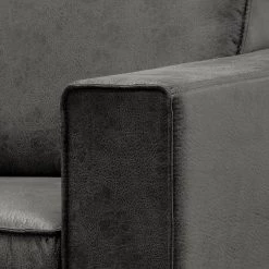 Ars manufacti Canapé Locana (2 places) - Microfibre Cheri: Anthracite -Canapés Soldes Magasin 1000307004 220727 060 DETAILS P000000001000307004