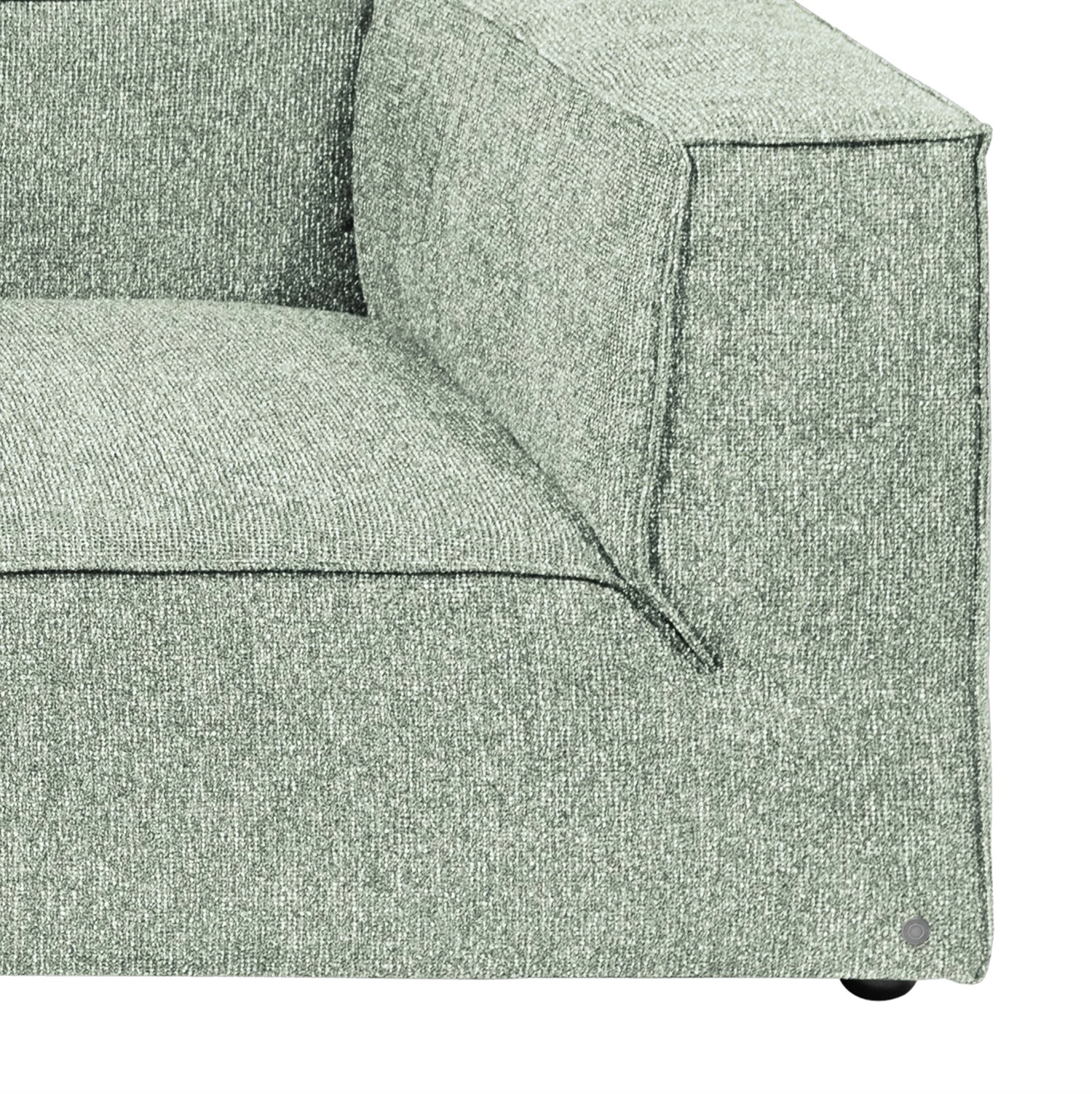 Grand canapé Sheerwood - Tissu Chenille TSE: 606 spearmint - Largeur : 300 cm - Sans coussin 8 Grand canapé Sheerwood - Tissu Chenille TSE: 606 spearmint - Largeur : 300 cm - Sans coussin – Image 8