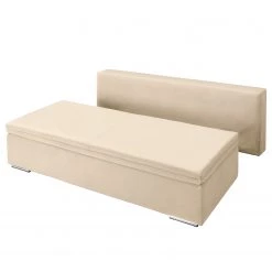 Fredriks Canapé convertible boxspring Goodlow - Velours - Velours Vaia: Crème - Avec fonction couchage 23 Fredriks Canapé convertible boxspring Goodlow - Velours - Velours Vaia: Crème - Avec fonction couchage -Canapés Soldes Magasin 1000310468 211124 103734000077 DETAILS P000000001000310468