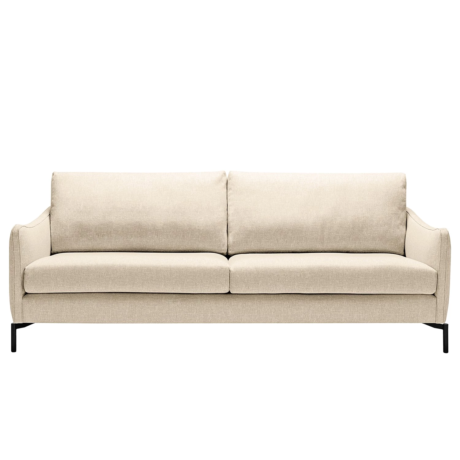 Loftscape Canapé Meissner (3 places) - Tissu Nandin: Coutures décoratives Beige 2 Loftscape Canapé Meissner (3 places) - Tissu Nandin: Coutures décoratives Beige – Image 2