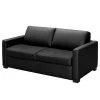 Loftscape Canapé convertible Latino - Cuir Mabel: Noir - Largeur : 190 cm - Avec fonction couchage