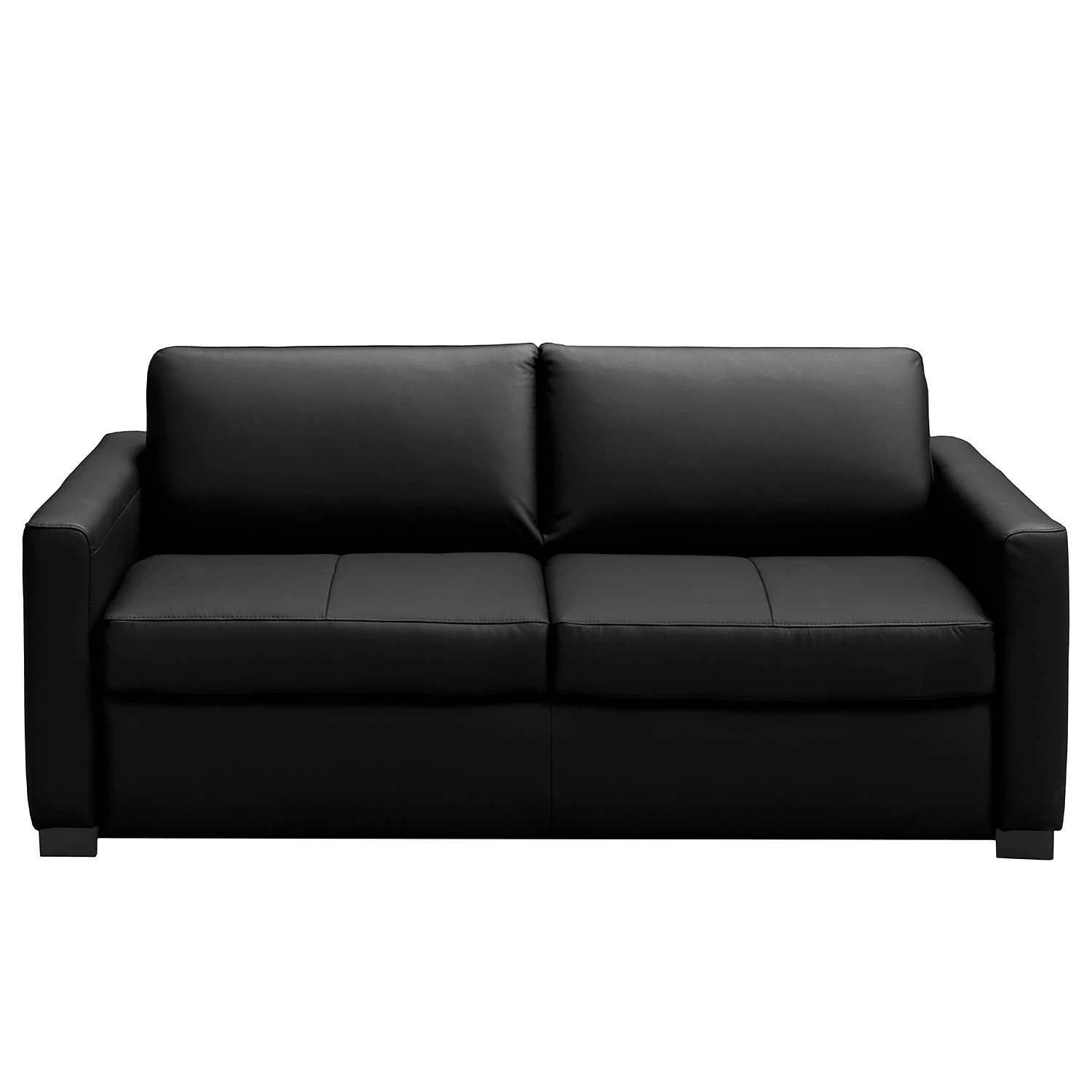 Loftscape Canapé convertible Latino - Cuir Mabel: Noir - Largeur : 190 cm - Avec fonction couchage 5 Loftscape Canapé convertible Latino - Cuir Mabel: Noir - Largeur : 190 cm - Avec fonction couchage – Image 5