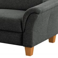 Fredriks Canapé Eustis (2/3 places) - Tissage à plat - Tissu Amra: Anthracite -Canapés Soldes Magasin 1000314608 211221 13050700700 DETAILS P000000001000314608