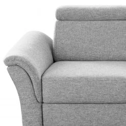 Fredriks Méridienne Eustis - Tissage à plat - Tissu Amra: Argent - Méridienne courte à gauche (vue de face) -Canapés Soldes Magasin 1000314616 211221 13051100781 DETAILS P000000001000314616