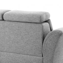 Fredriks Méridienne Eustis - Tissage à plat - Tissu Amra: Argent - Méridienne courte à gauche (vue de face) -Canapés Soldes Magasin 1000314616 211221 13051100790 DETAILS P000000001000314616