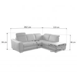 Fredriks Canapé d’angle Kikuu - Microfibre - Microfibre Taeko: Marron foncé - Méridienne longue à droite (vue de face) - Avec fonction couchage -Canapés Soldes Magasin 1000314637 211221 130529001463 SKETCH DETAILS P000000001000314637 sketch