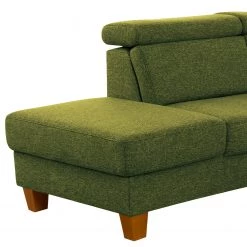 Fredriks Canapé d’angle Eustis - Tissage à plat - Tissu Amra: ert pistache - Méridienne longue à gauche (vue de face) - Sans fonction couchage -Canapés Soldes Magasin 1000314660 211221 13053801147 DETAILS P000000001000314660