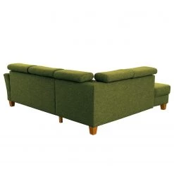 Fredriks Canapé d’angle Eustis - Tissage à plat - Tissu Amra: ert pistache - Méridienne longue à gauche (vue de face) - Sans fonction couchage -Canapés Soldes Magasin 1000314660 211221 13054001155 DETAILS P000000001000314660