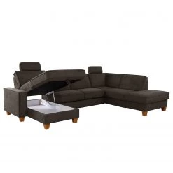 Fredriks Canapé panoramique Ford Point - Tissage à plat - Tissu Palila: Anthracite - Méridienne longue à droite (vue de face) - Avec fonction couchage -Canapés Soldes Magasin 1000314738 211221 13062901886 DETAILS P000000001000314738