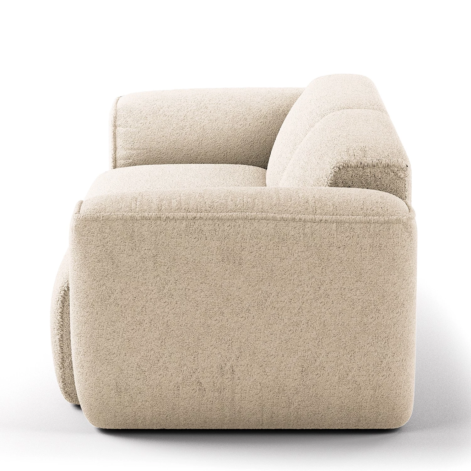 Studio Copenhagen Canapé 2 places HUDSON - Bouclé Tissu Bony: Beige 3 Studio Copenhagen Canapé 2 places HUDSON - Bouclé Tissu Bony: Beige – Image 3