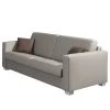 ADA trendline Canapé convertible Oprah - Tissu - Gris clair