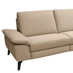 ADA trendline Canapé d’angle Nando - Tissage à plat - Beige - Méridienne courte à droite (vue de face) - Réglage électrique : 2 moteurs avec câble -Canapés Soldes Magasin 1000316738 220303 110 DETAILS P000000001000316738