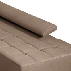 ADA trendline Canapé d’angle Neo - Tissu - Marron clair - Méridienne courte à droite (vue de face) -Canapés Soldes Magasin 1000316764 220303 070 DETAILS P000000001000316764