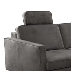 Canapé d’angle Godow I - Microfibre Flavie: Gris - Méridienne longue à droite (vue de face) -Canapés Soldes Magasin 1000317101 220120 11552300829 DETAILS P000000001000317101