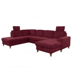 Loftscape Canapé panoramique Gothem - Tissu Palila: Baies - Méridienne longue à gauche (vue de face) - Avec fonction couchage