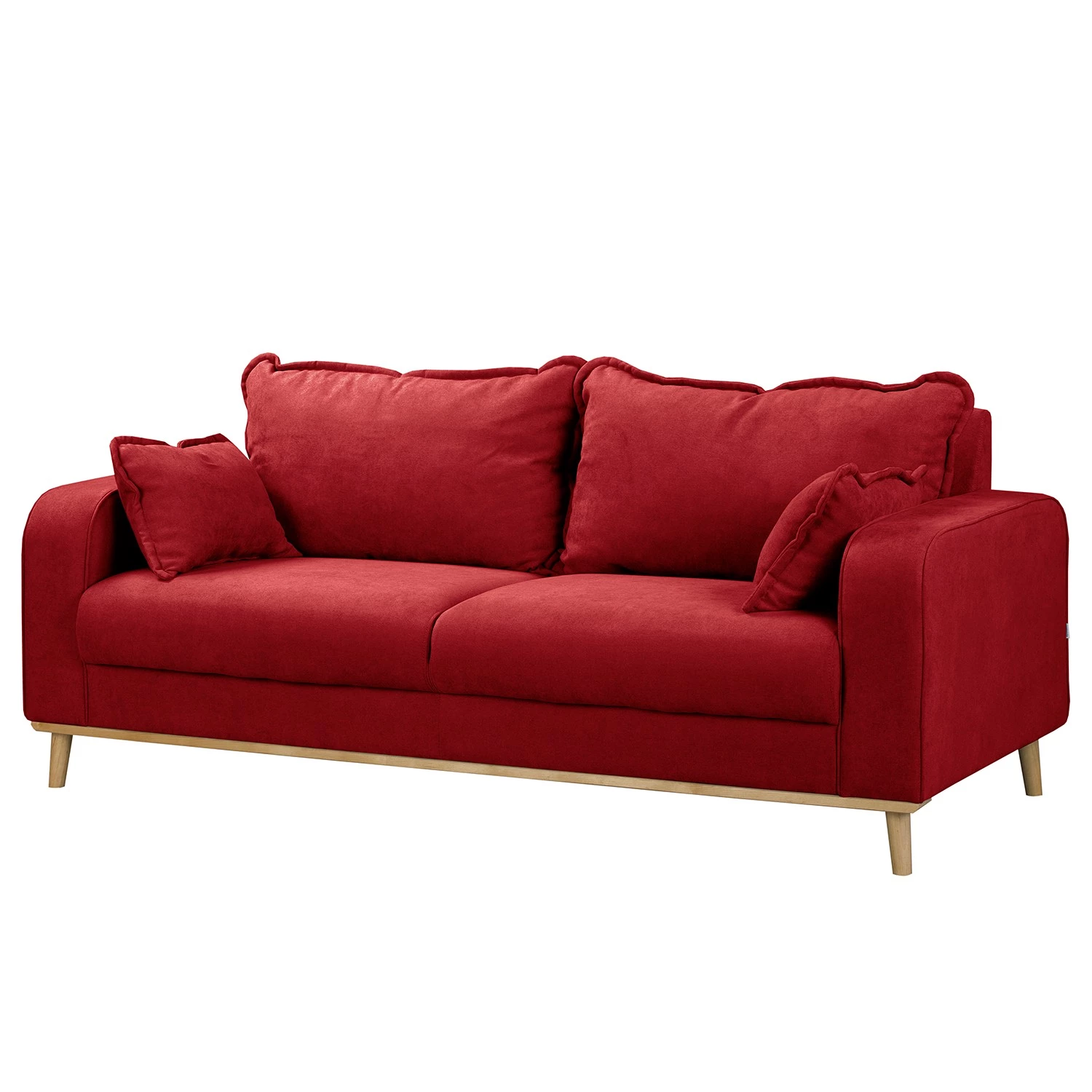 Norrwood Canapé Nante (3 places) - Microfibre Enza: Rouge 1 Norrwood Canapé Nante (3 places) - Microfibre Enza: Rouge