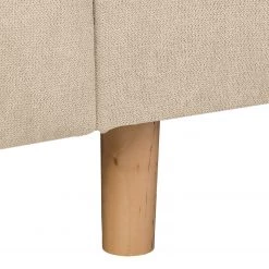 Norrwood Canapé d’angle Meyford - Microfibre Enza: Créme - Méridienne longue à droite (vue de face) - Sans repose-pieds -Canapés Soldes Magasin 1000330061 220304 078 DETAILS P000000001000330061