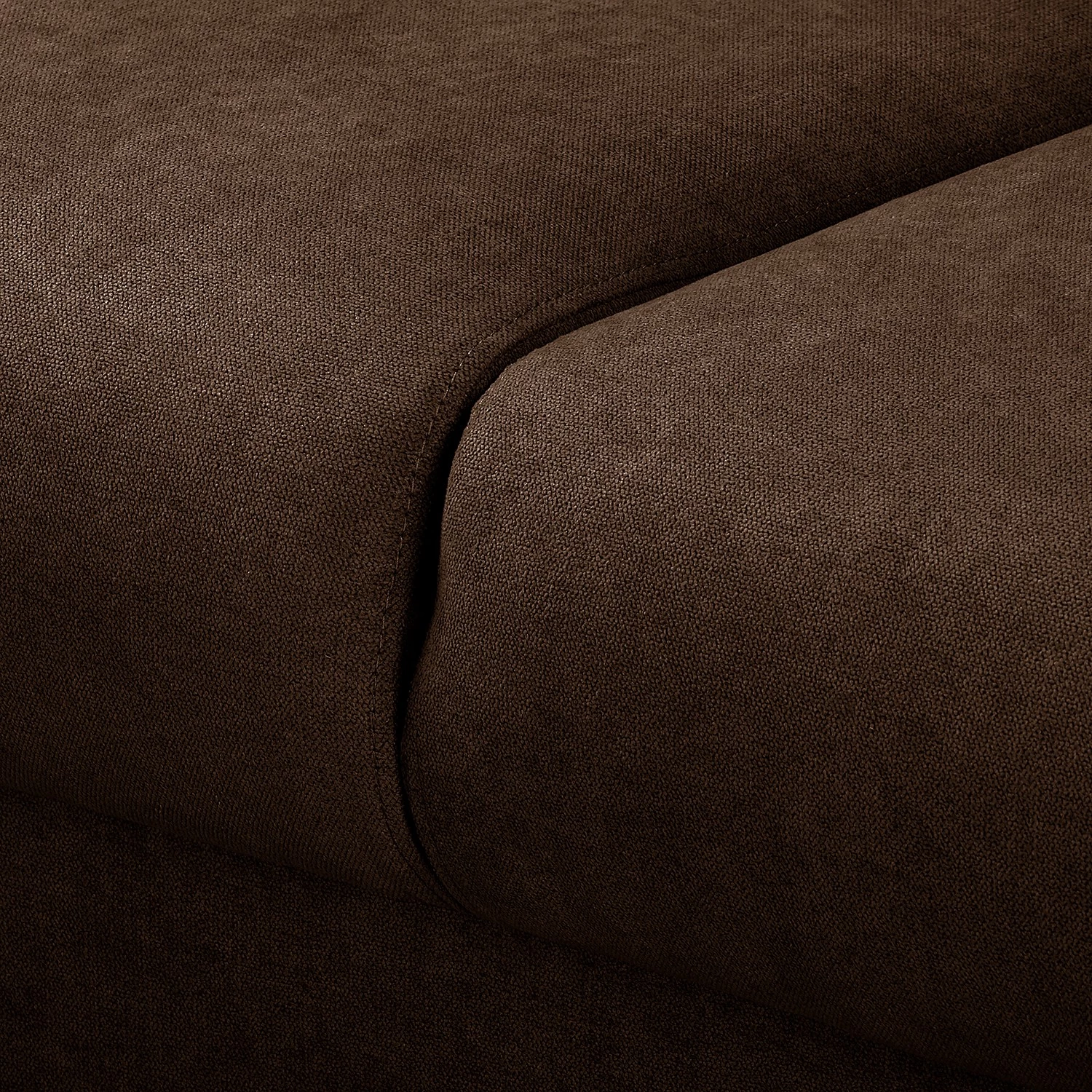 Norrwood Canapé d’angle Nante - Microfibre Enza: Chocolat - Méridienne longue à droite (vue de face) 11 Norrwood Canapé d’angle Nante - Microfibre Enza: Chocolat - Méridienne longue à droite (vue de face) – Image 11