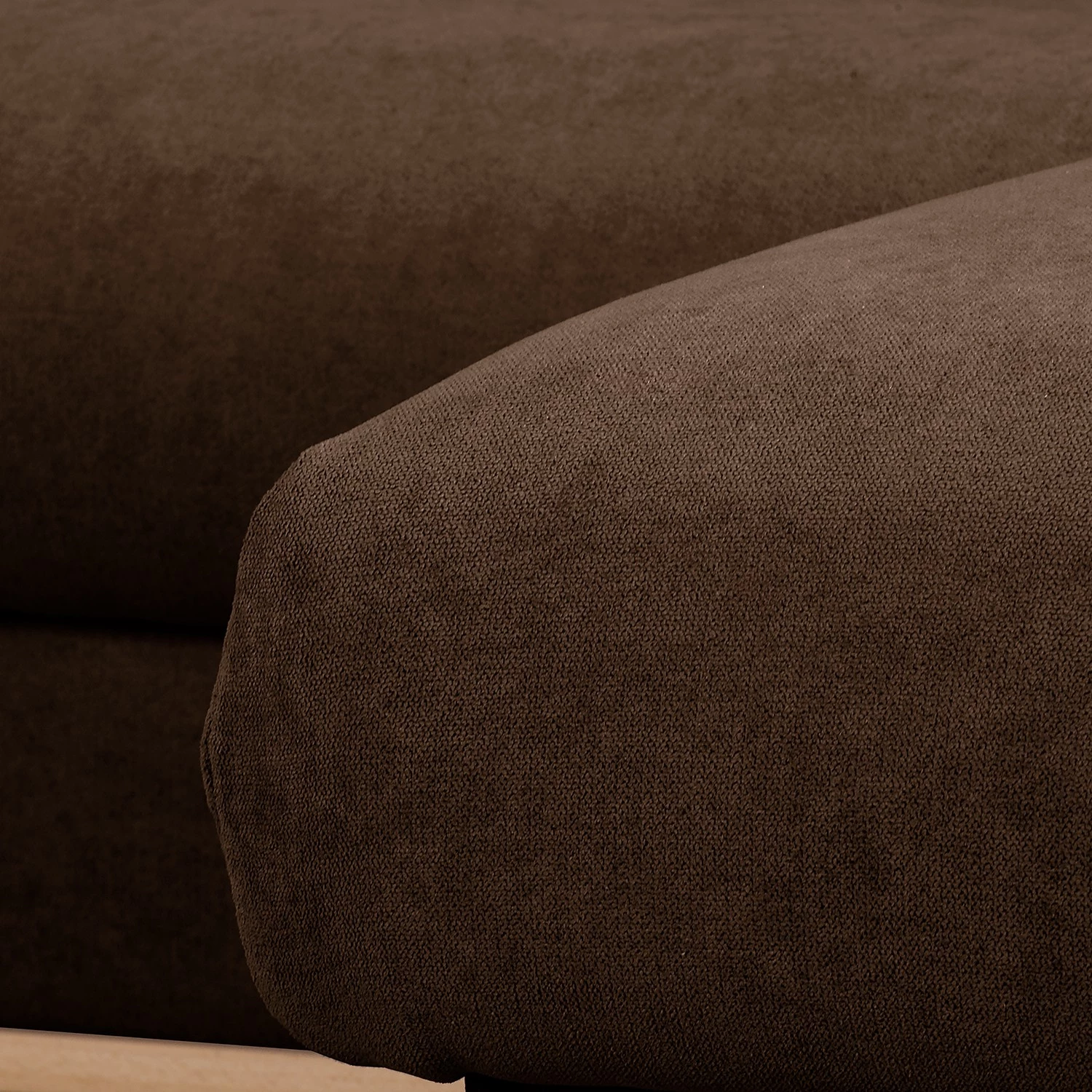 Norrwood Canapé d’angle Nante - Microfibre Enza: Chocolat - Méridienne longue à droite (vue de face) 13 Norrwood Canapé d’angle Nante - Microfibre Enza: Chocolat - Méridienne longue à droite (vue de face) – Image 13