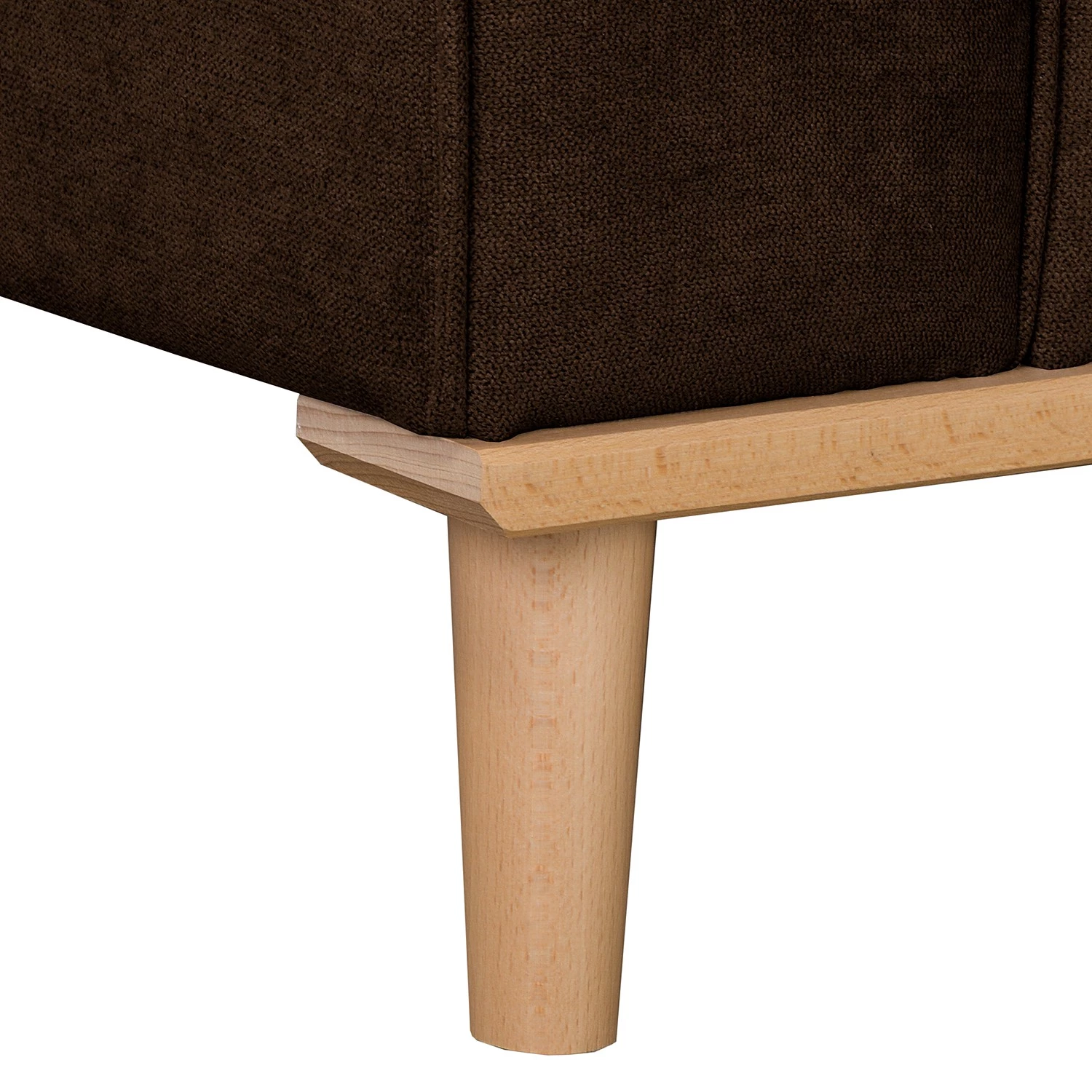 Norrwood Canapé d’angle Nante - Microfibre Enza: Chocolat - Méridienne longue à droite (vue de face) 14 Norrwood Canapé d’angle Nante - Microfibre Enza: Chocolat - Méridienne longue à droite (vue de face) – Image 14