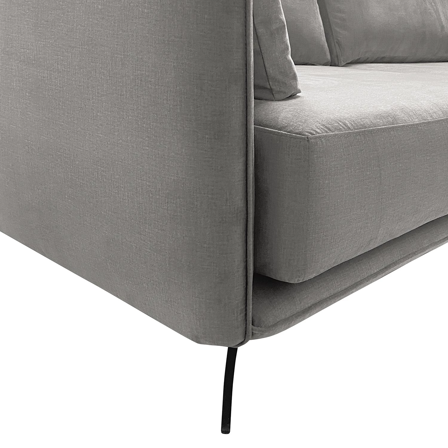 Norrwood Canapé Frederike (3 places) - Microfibre Faria: Gris 7 Norrwood Canapé Frederike (3 places) - Microfibre Faria: Gris – Image 7