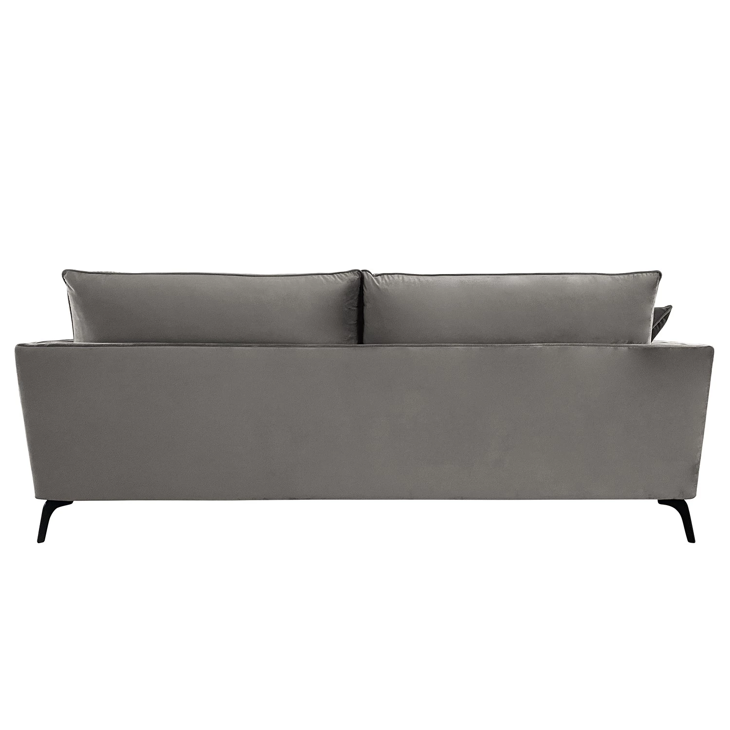 Norrwood Canapé Gobabis (3 places) - Velours Ravi: Taupe 4 Norrwood Canapé Gobabis (3 places) - Velours Ravi: Taupe – Image 4