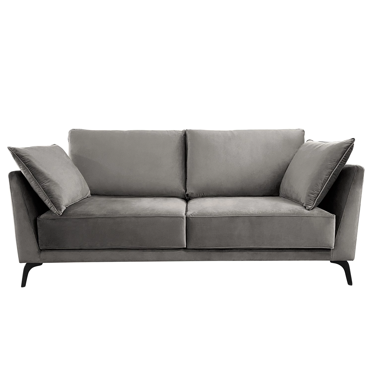 Norrwood Canapé Gobabis (2,5 places) - Velours Ravi: Taupe 2 Norrwood Canapé Gobabis (2,5 places) - Velours Ravi: Taupe – Image 2