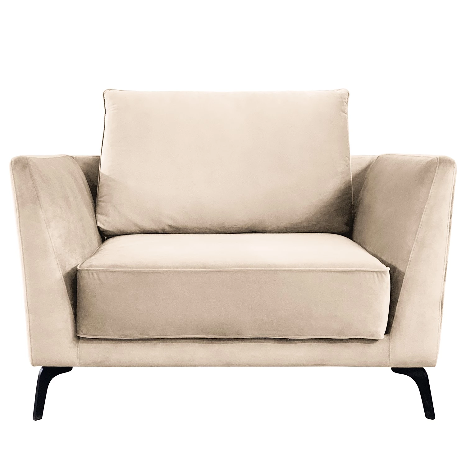 Norrwood Canapé Gobabis (1,5 place) - Velours Ravi: Créme 2 Norrwood Canapé Gobabis (1,5 place) - Velours Ravi: Créme – Image 2