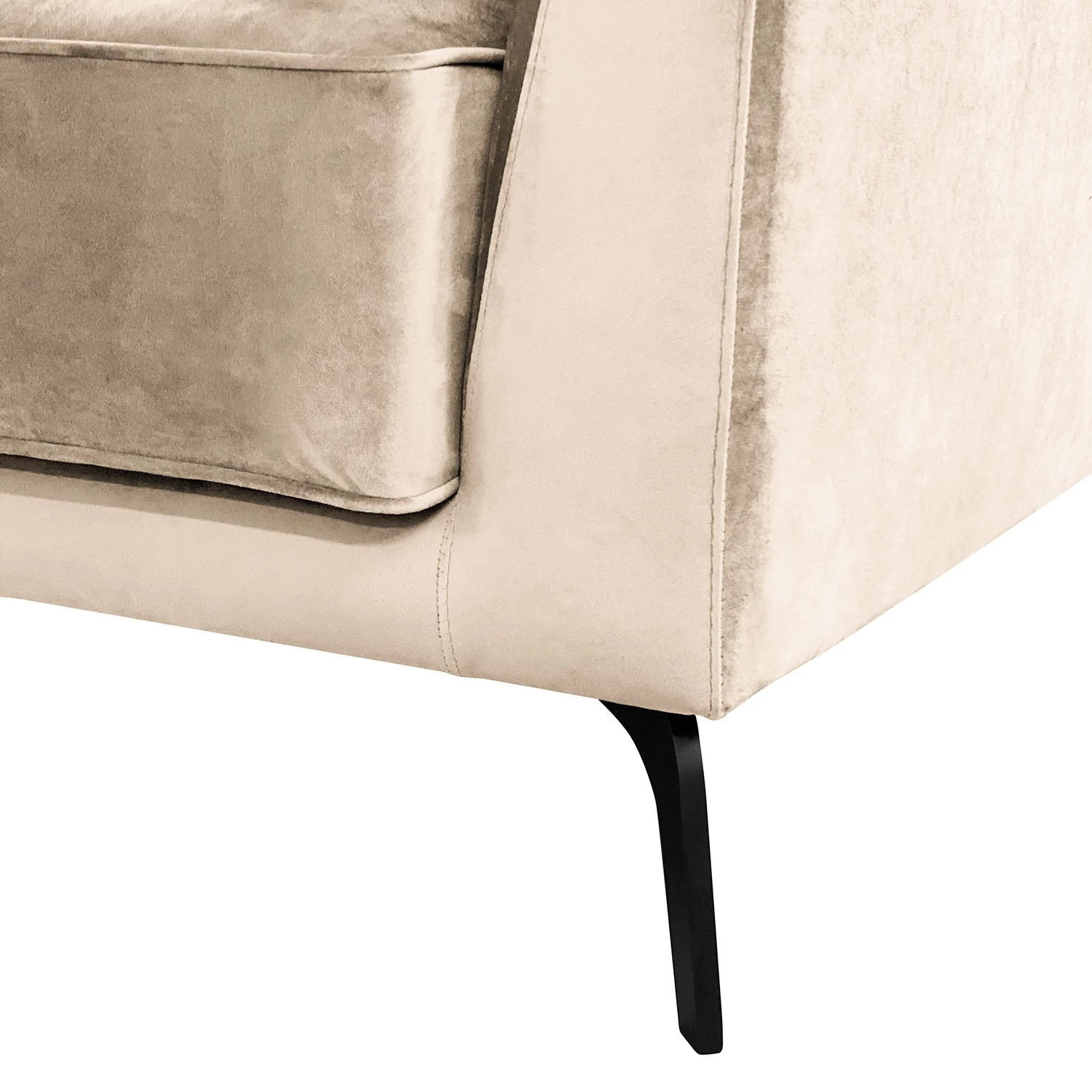 Norrwood Canapé Gobabis (1,5 place) - Velours Ravi: Créme 10 Norrwood Canapé Gobabis (1,5 place) - Velours Ravi: Créme – Image 10