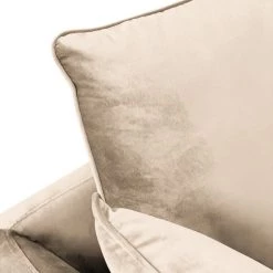 Norrwood Canapé d’angle Gobabis - Velours Ravi: Créme - Méridienne courte à gauche (vue de face) -Canapés Soldes Magasin 1000330916 220214 090 DETAILS P000000001000330916