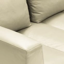 Studio Copenhagen Canapé Madison (2 places) - Cuir véritable Neka : Blanc -Canapés Soldes Magasin 1000333836 220301 080 DETAILS P000000001000333836