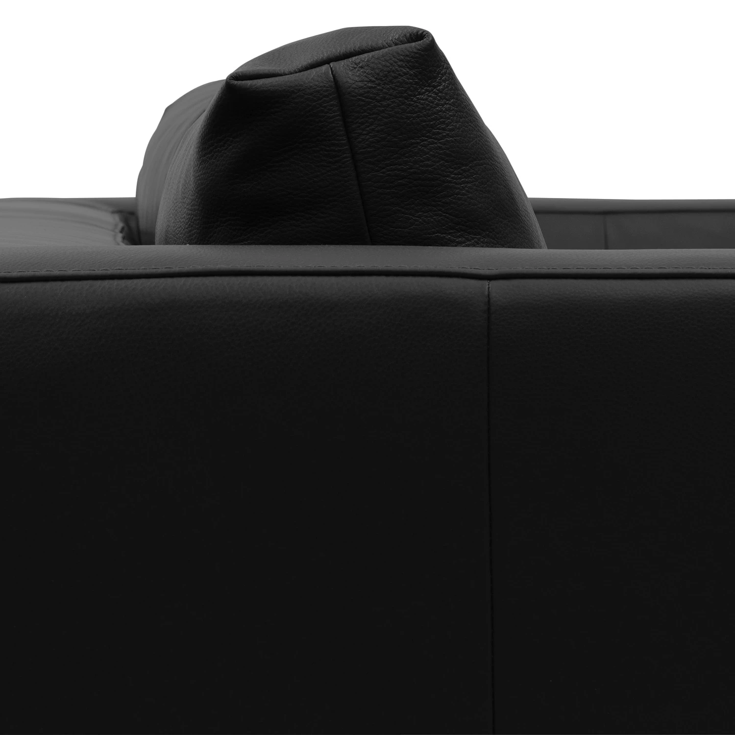 Studio Copenhagen Canapé Madison (3 places) - Cuir véritable Neka : Noir 5 Studio Copenhagen Canapé Madison (3 places) - Cuir véritable Neka : Noir – Image 5