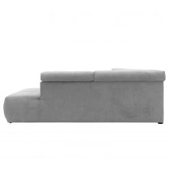 Fredriks Canapé panoramique Freetown - Microfibre - Gris lumineux - Méridienne courte à droite / longue à gauche (vue de face) -Canapés Soldes Magasin 1000336174 220221 050 DETAILS P000000001000336174