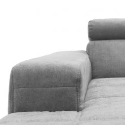 Fredriks Canapé panoramique Freetown - Microfibre - Gris lumineux - Méridienne courte à droite / longue à gauche (vue de face) -Canapés Soldes Magasin 1000336174 220221 100 DETAILS P000000001000336174