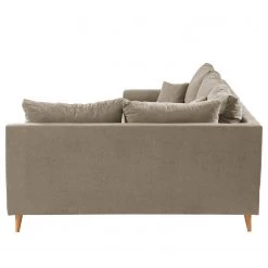 Mørteens Canapé d’angle Capstone - Velours Rosor: Cappuccino - Méridienne longue à droite (vue de face) - Sans repose-pieds -Canapés Soldes Magasin 1000336722 220301 060 DETAILS P000000001000336722