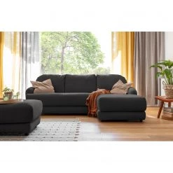 Loftscape Canapé d’angle Tandil - Tissu Dolly: Noir - Méridienne courte à droite (vue de face) - Avec repose-pieds 19 Loftscape Canapé d’angle Tandil - Tissu Dolly: Noir - Méridienne courte à droite (vue de face) - Avec repose-pieds -Canapés Soldes Magasin 1000336894 220401 080 DETAILS P000000001000336894