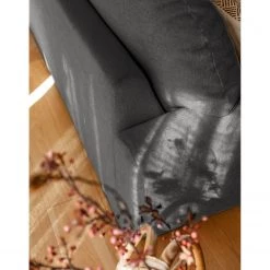 Loftscape Canapé d’angle Tandil - Tissu Dolly: Noir - Méridienne courte à droite (vue de face) - Avec repose-pieds 22 Loftscape Canapé d’angle Tandil - Tissu Dolly: Noir - Méridienne courte à droite (vue de face) - Avec repose-pieds -Canapés Soldes Magasin 1000336894 220401 110 DETAILS P000000001000336894