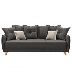 Mørteens Canapé convertible Rutherford - Tissu Denga / Microfibre Laci: Graphite / Argent -Canapés Soldes Magasin 1000340471 220513 050 DETAILS P000000001000340471