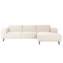 Studio Copenhagen Canapé d’angle Pernu I - Tissu Costa: Blanc - Méridienne courte à droite (vue de face) -Canapés Soldes Magasin 1000342969 220405 030 DETAILS P000000001000342969