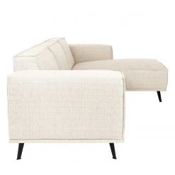 Studio Copenhagen Canapé d’angle Pernu I - Tissu Costa: Blanc - Méridienne courte à droite (vue de face) -Canapés Soldes Magasin 1000342969 220405 040 DETAILS P000000001000342969