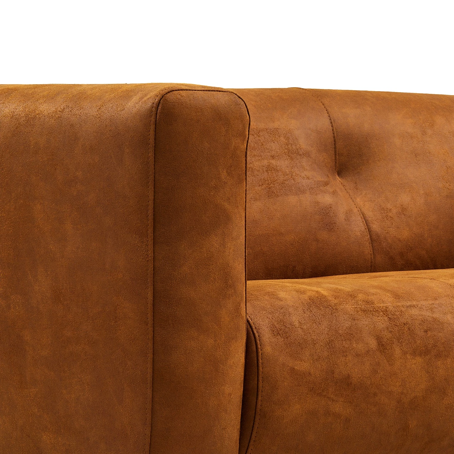 Norrwood Canapé Onaka (2 places) - Cuir synthétique Burga: Cognac 4 Norrwood Canapé Onaka (2 places) - Cuir synthétique Burga: Cognac – Image 4