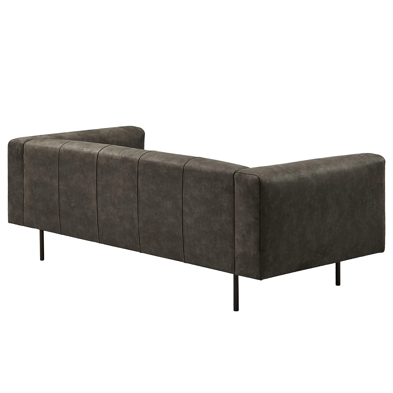 Norrwood Canapé Onaka (3 places) - Cuir synthétique Burga: Anthracite - Largeur : 209 cm 3 Norrwood Canapé Onaka (3 places) - Cuir synthétique Burga: Anthracite - Largeur : 209 cm – Image 3