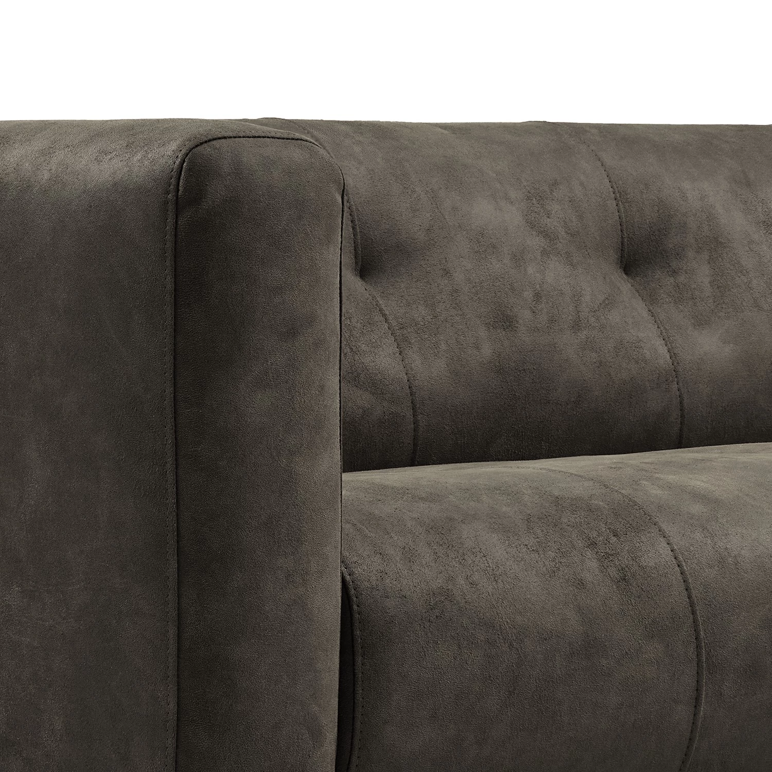 Norrwood Canapé Onaka (3 places) - Cuir synthétique Burga: Anthracite - Largeur : 209 cm 4 Norrwood Canapé Onaka (3 places) - Cuir synthétique Burga: Anthracite - Largeur : 209 cm – Image 4