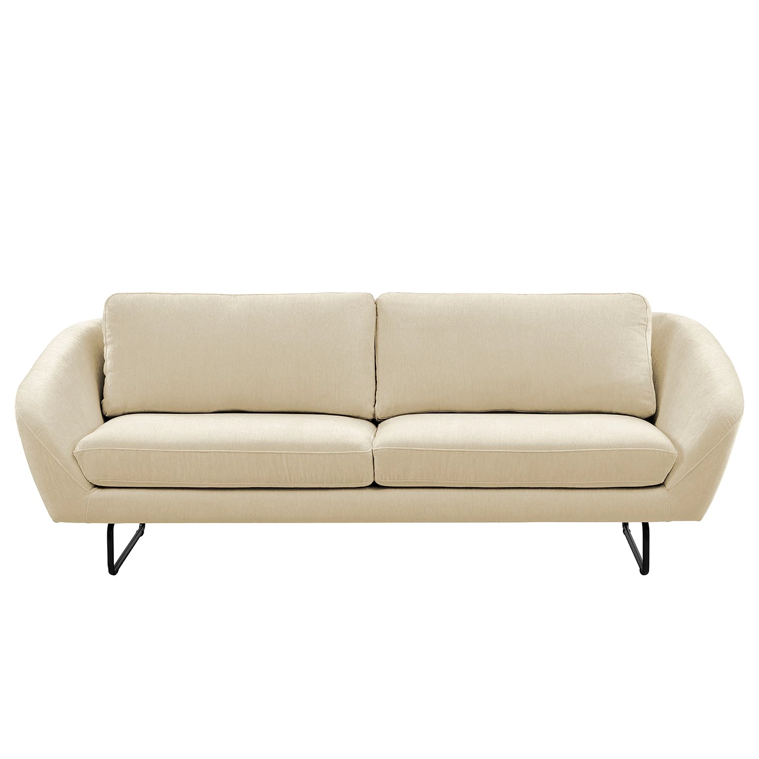 Loftscape Canapé Rhoads (3 places) - Microfibre Vera: Beige 2 Loftscape Canapé Rhoads (3 places) - Microfibre Vera: Beige – Image 2