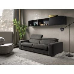 Loftscape Canapé Penpont (3 places) - Tissu Kaja: Gris foncé -Canapés Soldes Magasin 1000347207 220601 022 MOOD DETAILS P000000001000347207 mood