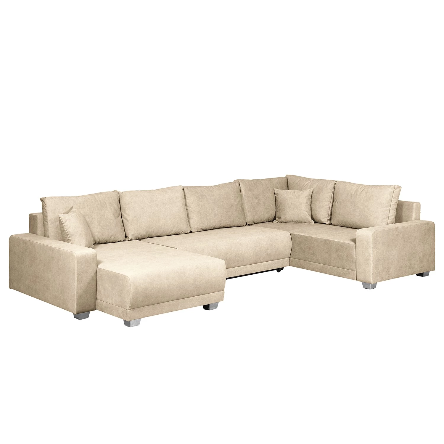 Fredriks Canapé panoramique Togari - Velours Cloe: Sable - Méridienne courte à gauche / longue à droite (vue de face) 1 Fredriks Canapé panoramique Togari - Velours Cloe: Sable - Méridienne courte à gauche / longue à droite (vue de face)