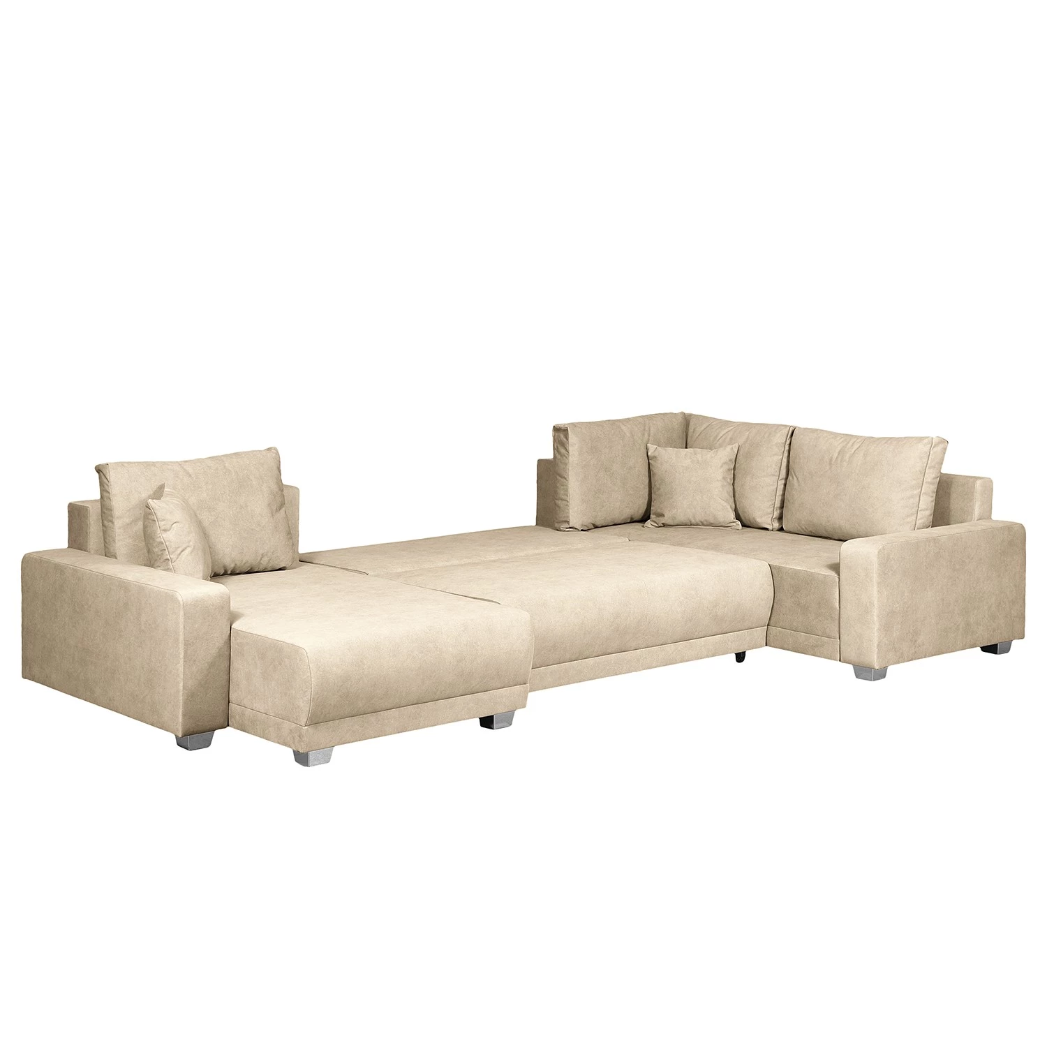 Fredriks Canapé panoramique Togari - Velours Cloe: Sable - Méridienne courte à gauche / longue à droite (vue de face) 2 Fredriks Canapé panoramique Togari - Velours Cloe: Sable - Méridienne courte à gauche / longue à droite (vue de face) – Image 2